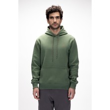 Sea Soluk Yeşi̇l Kapüşonlu Erkek Sweatshirt