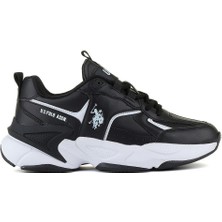 U.S. Polo Assn. U.S Polo Assn. Isabella Siyah Kadın Yüksek Taban Sneaker Spor Ayakkabı