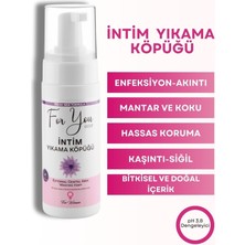 For You Gold Kadınlar İçin Hipoalerjenik Laktik Asitli Bitkisel İntim Bölge Temizleyici Köpük 150 ml