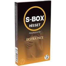 S-Box Hisset Ultra Ince Prezervatif