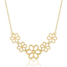 Ily Jewelry Beş Çiçek Kolye