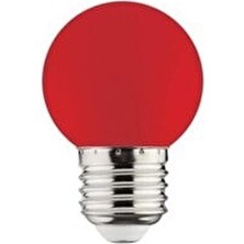 1W LED Gece Lambası Ampulü Kırmızı