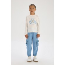 Bg Store Kız Çocuk Ekru Tshirt