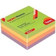 Memo 75X75 Yapışkanlı Pastel Küp Blok Not 400 Sayfa Bahar
