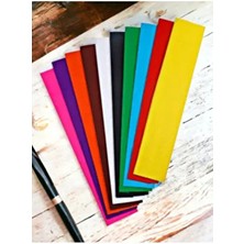 Krapon Kağıdı 10 Renk 50X200 cm Grapon * Krepon *
