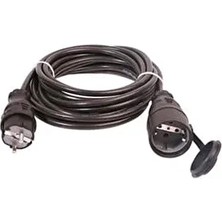 25 mt  Uyumlu Siyah Kauçuk 3x1.5ttr Ex-Proff Seyyar Uzatma Kablosu