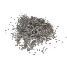Kahve Rengi 4 mm Ortadan Delikli Pirinç Pul Payet (30 gr 1200 Adet)