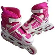 Can Sports Pembe Renk Ayarlanabilir Silikon Teker Paten 38/41 Arası 4 Tekerlekli Cinsiyet: Unisex