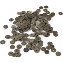 10 mm Eskitme Gold Ortadan Delikli Metal Pul Payet (30 gr 95 Adet)
