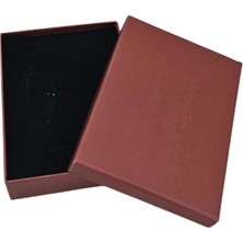 Bordo Sert Karton Panset Kutusu 12 Lı Paket ( Içi Süngerli )