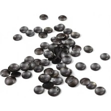 12 mm Koyu Gri Bombeli Pul Payet (30 gr 50 Adet)