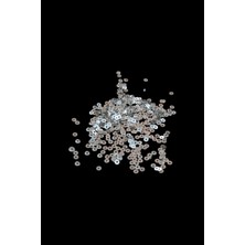 5 mm Gümüş Ortadan Delikli Metal Pul Payet (30 gr 390 Adet)