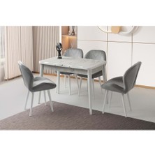 Yuvaset Home Mobilgen (Sadece Masa) Marmo 120+30 Kelebek Kütük HG Açılabilir Masa