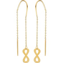 Ily Jewelry Sallantılı Sonsuzluk Küpe