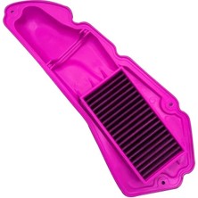 Honda Pcx 125 2021 - 2025 Uyumlu Yıkanabilir Performans Hava Filtresi Pembe