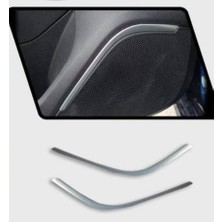 Renault Megane 4 Hb/sd Krom Hoparlör Çıtası 2 Parça Taşlı 2021 ve Sonrası