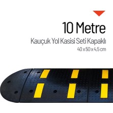 Kauçuk Hız Kesici Kapaklı Set, Yol Kasisi 10 Metre