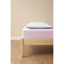 Tek Kişilik Lastikli Çarşaf Toz Pembe