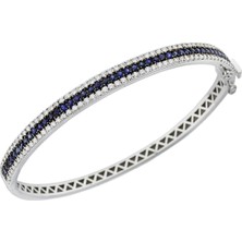 Safir Su Yolu Pırlanta Kelepçe