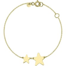 Ily Jewelry Çift Yıldız Bileklik