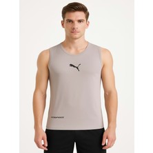 Puma P02817 Erkek Petekli Askılı T-Shirt - Bej - ST02817-BEJ-XXL