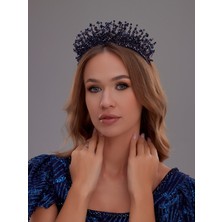 Kristal Taş Detaylı Işıltılı Gelin Tacı – Zarif ve Gösterişli Tasarım