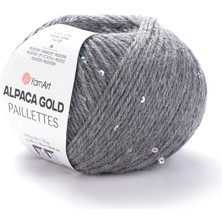 Yarnart Alpaca Gold Paillettes Pullu Örgü Ipi 50 gr