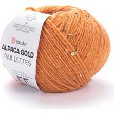 Yarnart Alpaca Gold Paillettes Pullu Örgü Ipi 50 gr