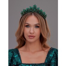 Kristal Taşlı Gelin ve Davet Tacı – Işıltılı Zarif Tasarım