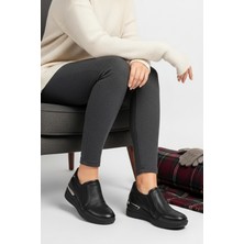 Mammamia D25KA-3750 Kadın Deri Dolgu Ayakkabı