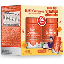 Ocean Gummies Multivitamin Adult 60 Tablet x 2 Adet