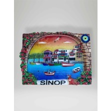 Sinop Temalı Polyester Magnet Buzdolabı Süsü