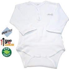 Sema Baby Uzun Kol Kaşkorse Badi (Body) - Beyaz  6-12 Ay