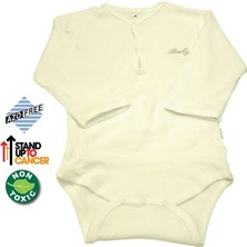 Sema Baby Uzun Kol Kaşkorse Badi (Body) - Ekru  18-24 Ay