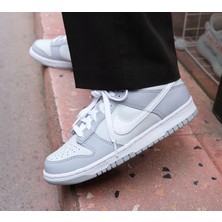 Nike Dunk Low (Gs) Unisex Deri Gri Spor Ayakkabı- DH9765-001