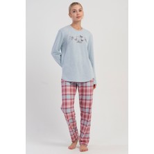 Pamuklu Kadın Uzun Kol Pijama Takım
, 503108