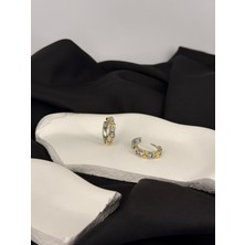 Xoxo Marka Model Halka Çelik Küpe