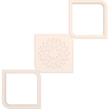 Motifpiyer Lamba Tavan Göbeği MODÜLER-KARE-E-DIK-52-6-PARÇA-56CM
