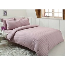 Özdilek Nevresim Takımı Pamuk Saten Çift Kişilik Mürdüm Line