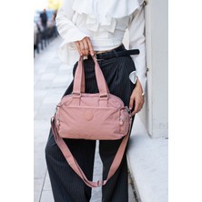 Sanmorris Unisex Krinkle Kumaş Omuz ve Çapraz Çanta