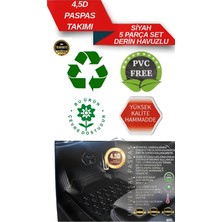 Dacia Sandero Stepway 2020-2021-2022-2023-2024-2025 Kesilebilir Oto Paspas Antrasit Siyah/tpe Termo Kauçuk/su Geçirmez/dayanıklı Kaymaz Zemin