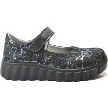 Onlo Ayakkabı 262 Hakiki Deri Cırtlı Ortopedik Kız Çocuk Okul Babet Ayakkabı