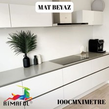 Rimafol Mat Beyaz Dolap Kaplama Folyosu 100CMX1METRE