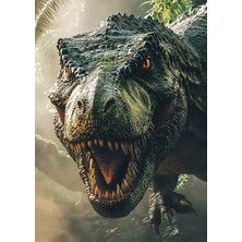 Bedeko Ürkütücü Dinazor Ahşap Tablo