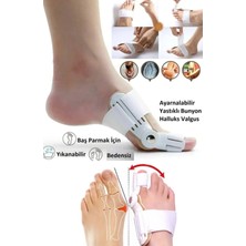 2 Adet Ayak Parmak Başparmak Düzeltici Kemik Çıkığı Düzleştirici Taraklı Ayaklar Için Aparat
