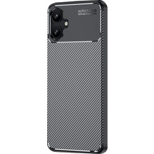 Samsung Galaxy A06 Kılıf Karbon Görünümlü Silikon Azn-Negro