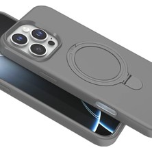 Apple iPhone 15 Pro Max Kılıf Mgsafe Özellikli Standlı Kapak Azn-Regal