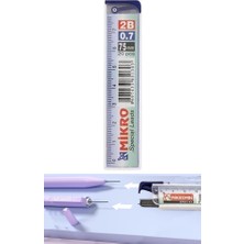 Kalem Ucu 0.7 mm 20 Li 1 Paket 07 Uç Versatil Kalem Uçu Mekanik Uçlu Otomatik Kurşun Mikro Kalem Ucu 75 mm Yumuşak Uç