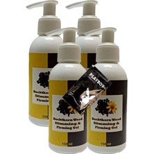 Buck Thorn Weed Slimming Bacak Bel Bakım Masaj Kremi 4X150 ml + 1 Adet Jel ile