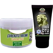 Çörek Otu Kremi Vucut Sızılarına Masaj Bakım Kremi 150 Ml+Ibn-I Sina Çörek Otu Kremi 50 ml